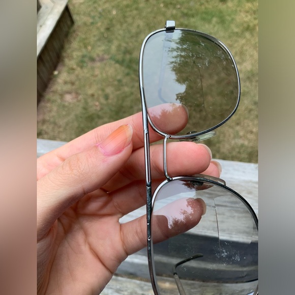 Vintage Retro LUXOTICCA 1041 Silver Pilot Metal Sunglasses Eyeglasses Frames - Picture 14 of 16